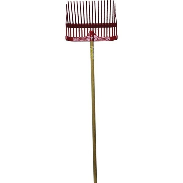 Fortex Fortiflex 1308102 Stall Fork, Plastic Tine, Polycarbonate Handle, Red SDF-18 RED